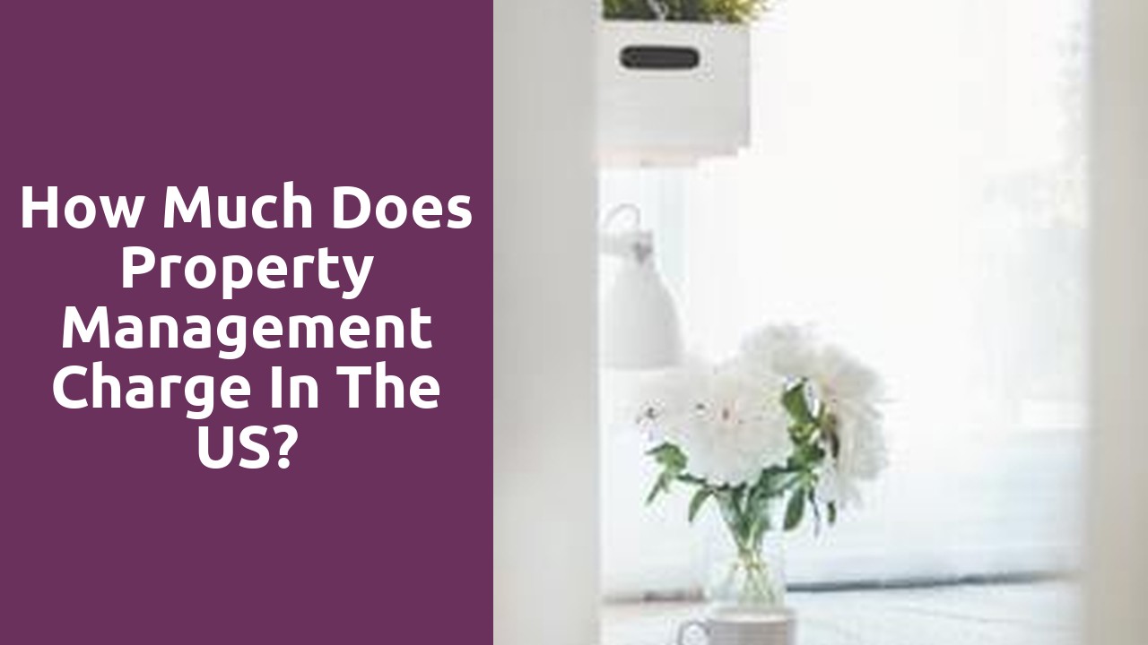 How much does property management charge in the US?